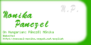monika panczel business card